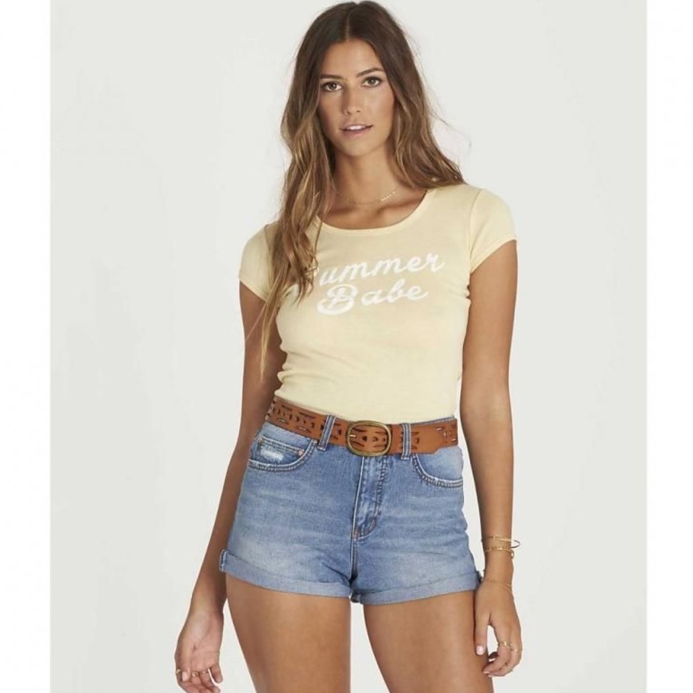 Billabong vintage cut summer babe T-shirt top